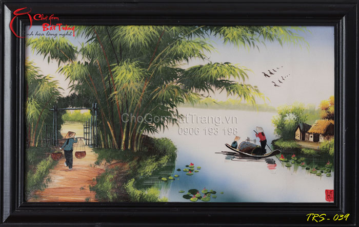 Xúc động trước hình ảnh làng quê Việt Nam thân thương qua những bức tranh vẽ  tay